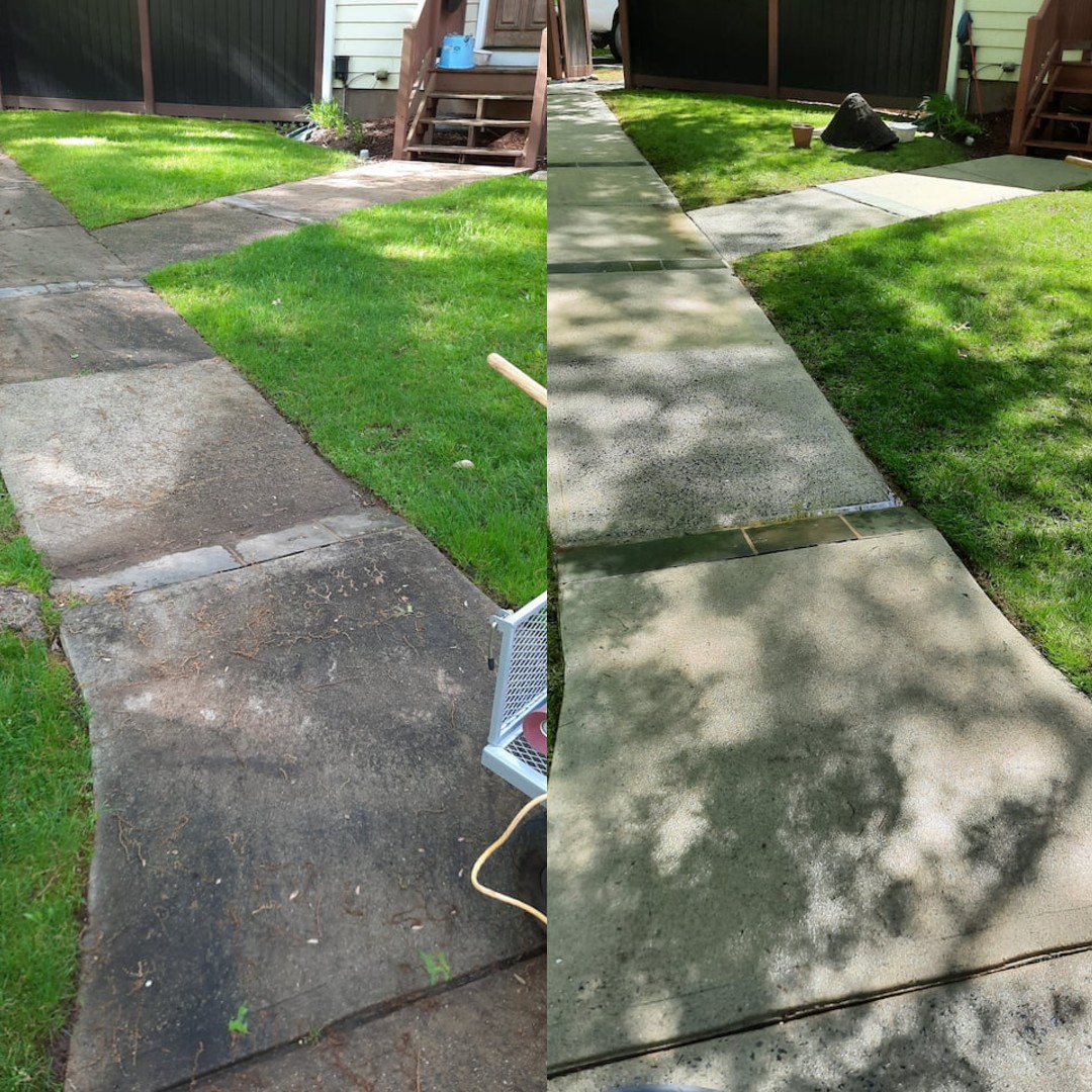 Deck cleaning stockton nj before and after