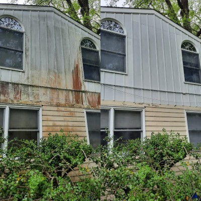 Deck cleaning stockton nj before and after